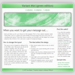 Variant Mini (green edition) screenshot Variant Mini (green edition) screenshot