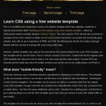 Learn CSS (mobile) screenshot Learn CSS (mobile version) - click the screenshot to download