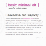 Basic Minimal screenshot #2