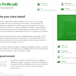 Basic Profile alternate version screenshot Basic Profile alternate version screenshot