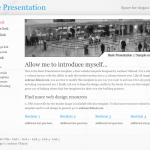 Basic Presentation screenshot Basic Presentation screenshot