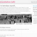 Basic Presentation (alt) screenshot Basic Presentation (alt) screenshot