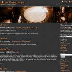 Screenshot: Daleri Dark theme for WordPress