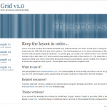 The Grid template - Layout example #3 (index3.html) The Grid template - Layout example #3 (index3.html)
