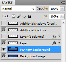 Screenshot of the layer list of variant-creative-header.psd with new background image layer inserted.